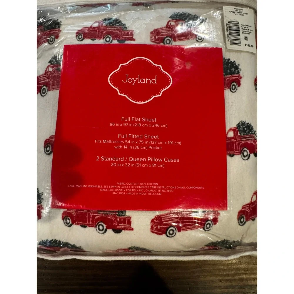 Joyland flannel sheet